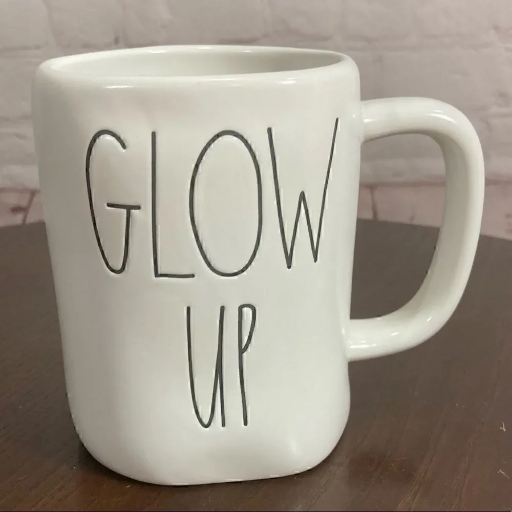 RAE DUNN ARTISAN COLLECTION MUG “Glow Up” new